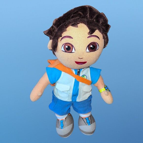 2013 Viacom Nick Jr Diego Go Diego Go! & Dora the Explorer Plush Stuffed Toy - Picture 2 of 9